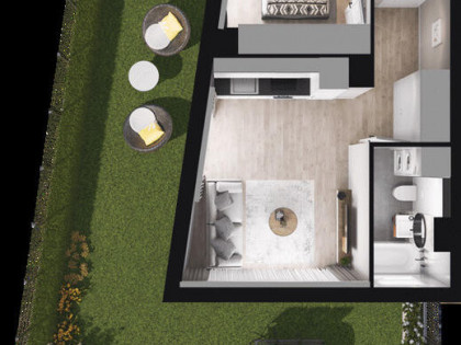 Mieszkanie 2 pokojowe z 72m² ogrodem | Mokotów