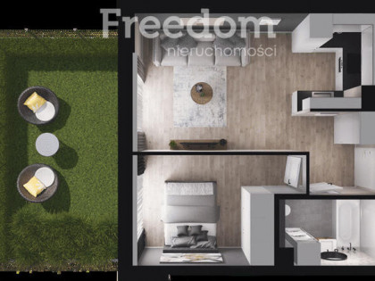 Nowe mieszkanie 2 pokojowe z ogródkiem | Mokotów