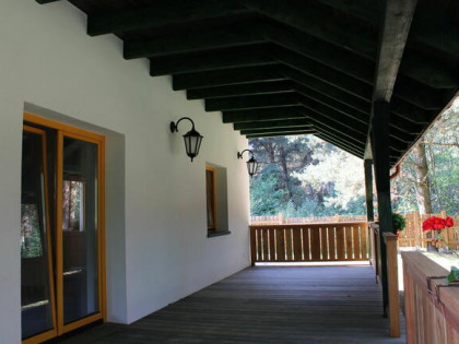 dom jednorodzinny z tarasem, Cyganka, gm. Dębe Wielkie