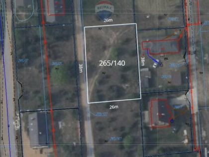 Działka budowlana 1008m2, Nowe Grochale