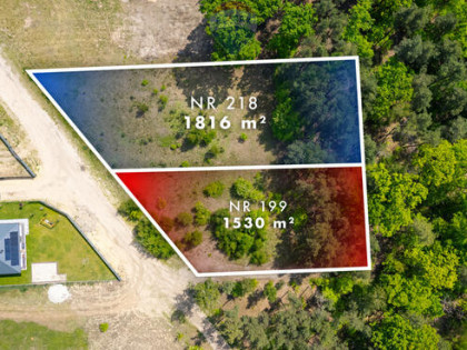 Duża piekna działka przy Puszczy Słupeckiej