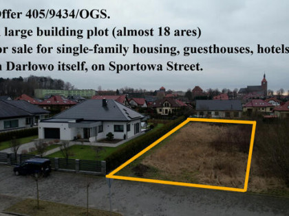Darłowo - large building plot for sale