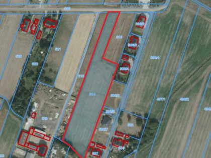 Działka rolno-budowlana Polska Nowa Wieś gm. Komprachcice, Szeroka