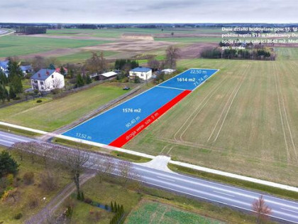 Działka usługowa Niedrzwica Duża