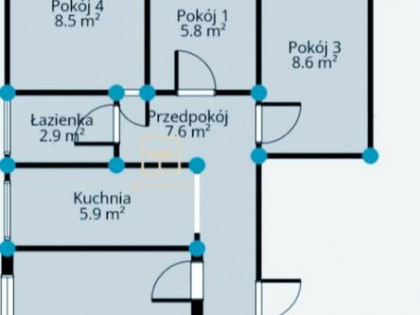 OKAZJA ! 585 000 zł - 56,5 m2 - od wlaściciela - 4-pokojowe