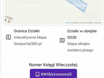 działka budowlana – Piotrowice, gmina Słupca 10 ar