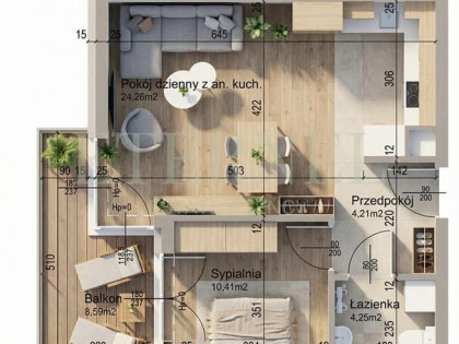 Funkcjonalne mieszkanie 2-pokojowe, Czyżyny