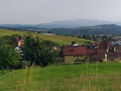 Działka budowlana z panoramicznym widokiem na okolicę i Tatr