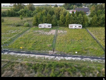 Działka bud. nad morzem i jeziorem-5 km od Dąbek-