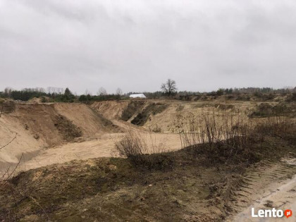 Kopalnia piasku żwirownia działka 4,5 ha Węgrów Małkinia