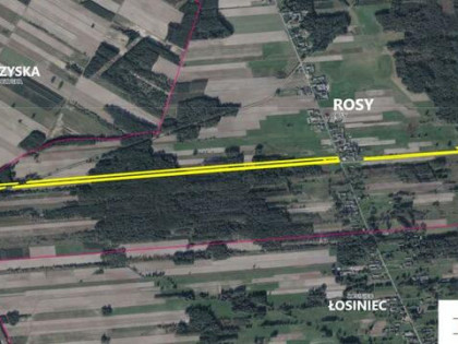 Działka rolno-budowlana Rosy gm. Stoczek Łukowski