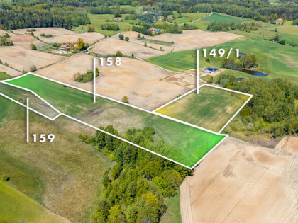 Działka rolno - siedliskowa na Mazurach, wodociąg