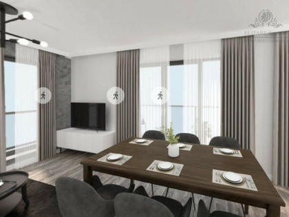 Mieszkanie pow. 76,88m2, 4pok,3łazienki,balkon 12,12m2  /widok na rzekę