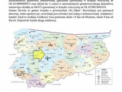 Syndyk sprzeda udział 1/2 cześci w lokalu mieszkalnym Sętal
