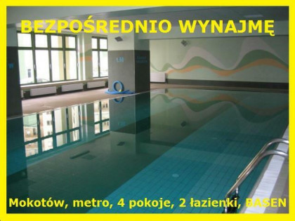 METRO, ul. Bukowińska, 4 pokoje, 2 łazienki, 2xbalkon, BASEN