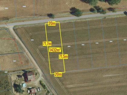 Działka budowlana Zborowskie gm. Ciasna, Dolna