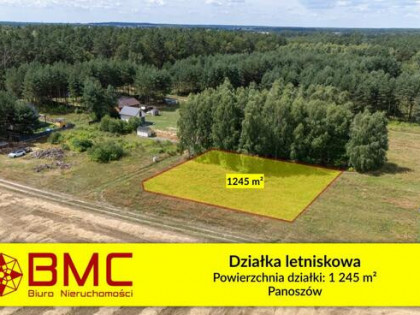 Działka rekreacyjna Panoszów gm. Ciasna, Łąkowa