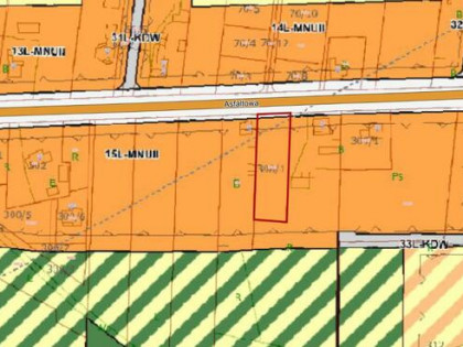 Działka budowlana Woźniki Dyrdy, Asfaltowa