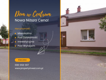 Nowa niższa cena - Dom w centrum Kleczewa