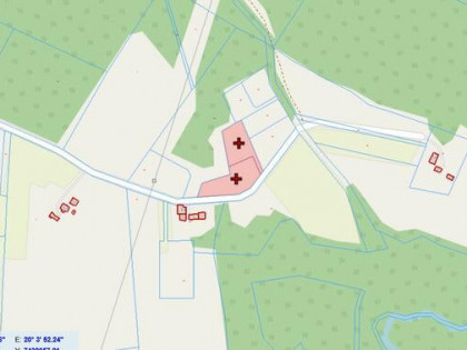 DOMKOWO gmina Grunwald-działka 1920 m2- z Warunkami Zab.