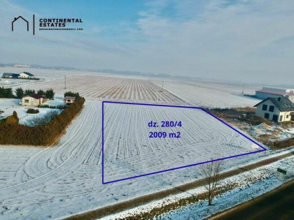 Działka RM 2009 m² | asfalt | media | Jenkowice