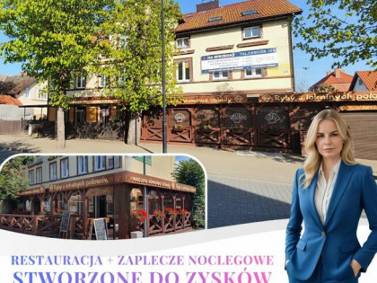 Dochodowa restauracja 250 m od plaży  Darłówko Zachodnie  Gotowy biznes