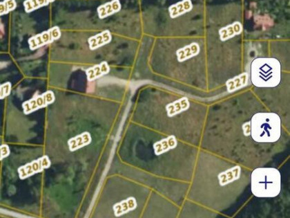 Działka budowlana w Kikitach nad jeziorem Luterskim