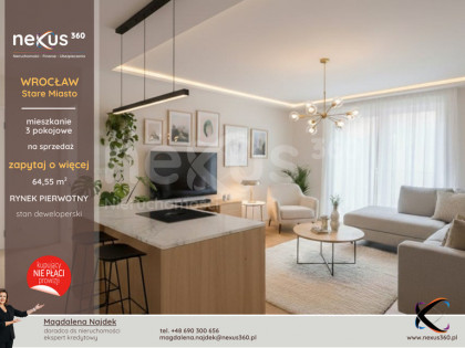 Mieszkanie 3 pokojowe - nowoczesne osiedle