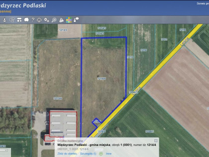 Działka Międzyrzec podlaski, ul. Leśna