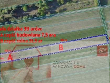 Działka budowlana 39a Lisów g. Lubartów (sieć-gaz)