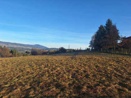 Widokowa działka budowlana z dostępem do mediów