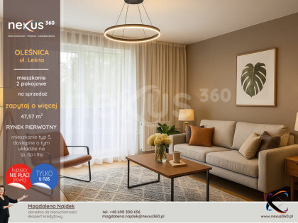 Mieszkanie 2 pokojowe + balkon