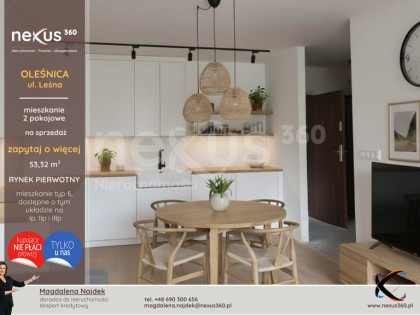 Mieszkanie 2 pokojowe + garderoba + balkon