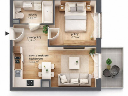 2 pokoje Brynów Meteorologów