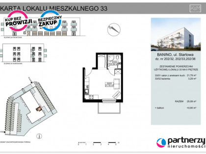 Mieszkanie Banino ul. Startowa