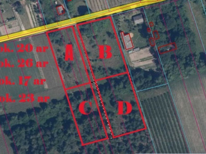 Działka budowlana ok.20 ar Gołąb g. Michów