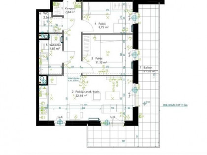 3 pokoje z balkonem 22m2 bez prowizji i PCC%