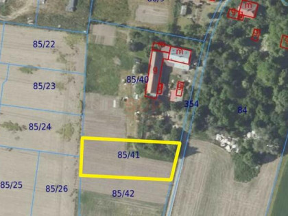 Działka budowlana Wojnowice gm. Czernica, Topolowa