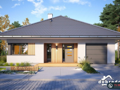 Nowoczesny parterowy dom  – Patrycjusz III