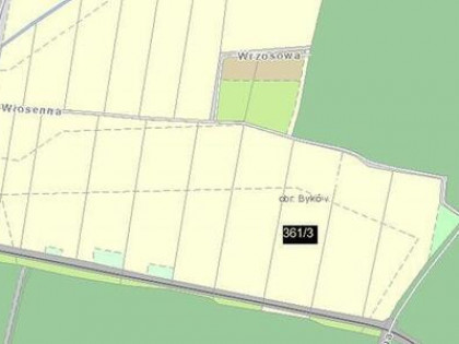 Sprzedam działkę 1,95ha w miejscowości Byków gm. Długołęka