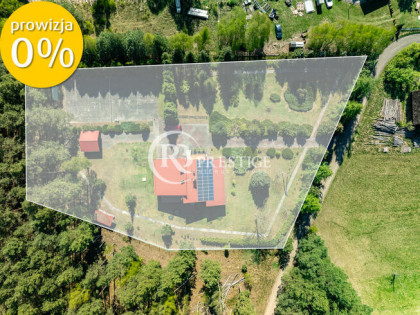 Dom z prywatnym lasem Obelzanki gm. Wronki