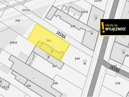 Działka Kielce ul. Jasna
