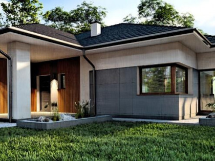 Rozpoczętą budową domu parterowego