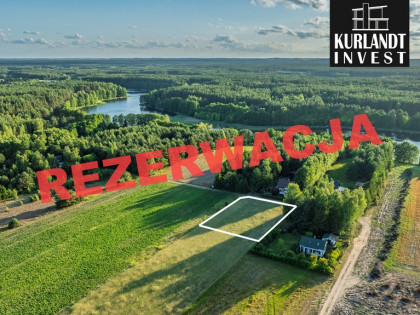 Działka  1470 m² pomiędzy jeziorami WZ