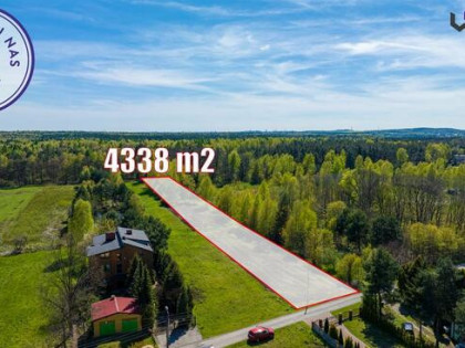 Działka budowlana Ossy gm. Ożarowice, Leśna