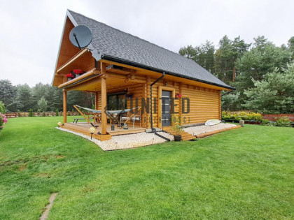 Całoroczny Dom z Bala nad jeziorem, okolice Sławy