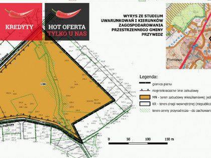 Działka Pomlewo ul. Kasztanowa