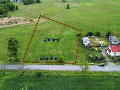 Działka budowlana 4300m2 Pacierzów gm. Kłomnice/Częstochowa