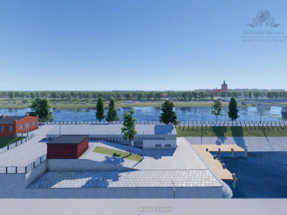 Mieszkanie pow. 76,88m2, 4pok,3łazienki,balkon 12,12m2  /widok na rzekę