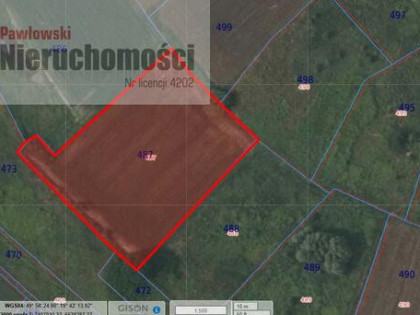 Działka budowlana Pozowice gm. Skawina